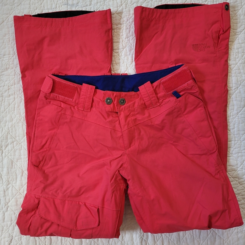 The North Face Women’s Insulated Snow Ski Pants S/P in Pink - Picture 4 of 9